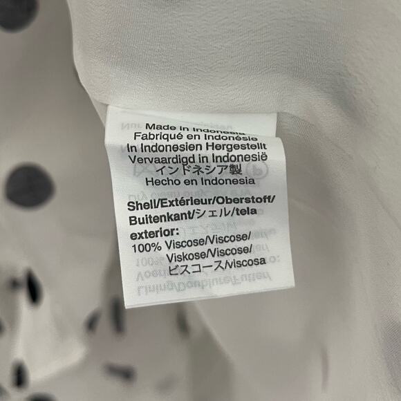 J. Crew Faux Wrap Dress Fawn Polka Dot - Picture 8 of 10